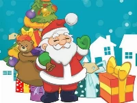 Santa claus new year's eve