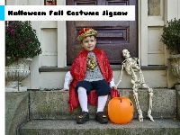 Halloween fall costume jigsaw