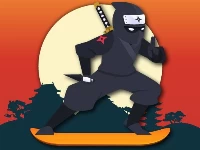 Lava and ninja skateboard