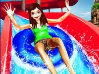 Waterpark super slide