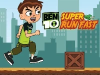 Ben 10 super run fast