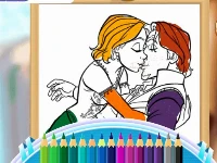 Beauty queen coloring book