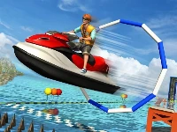 Super jet ski race stunt : water boat racing 2020