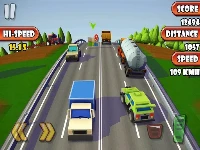 Furious highway road car game