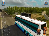 Modern city bus driving simulator game