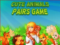 Cute animals pairs game