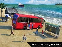 Floating water surface bus racing game