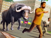 Angry bull attack wild hunt simulator