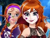 Halloween princess makeover