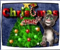 Talking tom christmas time