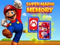 Super mario card matching puzzle