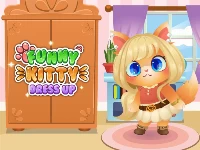 Funny kitty dressup