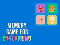 Memory game for childrens