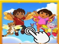 Dora the explorer clicker game