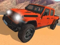 Dangerous jeep hilly driver simulator