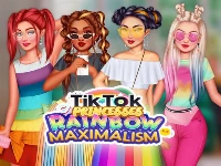 Tiktok princesses rainbow