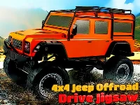 4x4 jeep offroad drive jigsaw