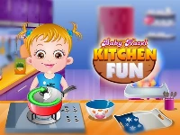 Baby hazel kitchen fun