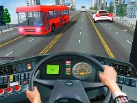 Intercity bus driver 3d