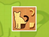 Animal puzzle shape