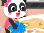 Baby panda cleanup life