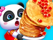 Baby panda food party