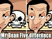 Mr bean five difference challenge