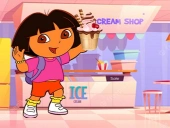 Ice cream maker with dora