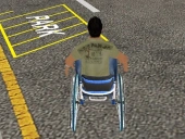 Wheel chair driving simulator