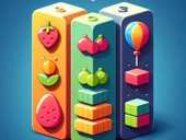 Superarcade: fruits, spears and cubes