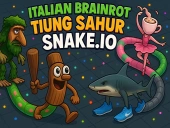Italian brainrot tung sahur snake.io