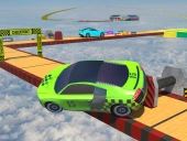 Real impossible sky tracks car driving
