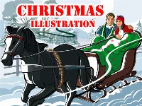 Christmas illustration puzzle 