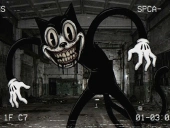 Cartoon cat scary