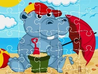 Hippo jigsaw