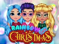 Rainbow girls christmas party