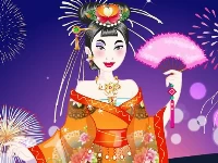 Chinese princess wedding dress up