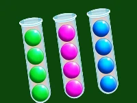 Sort bubbles game puzzle