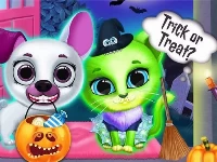 Scary makeover halloween pet salon